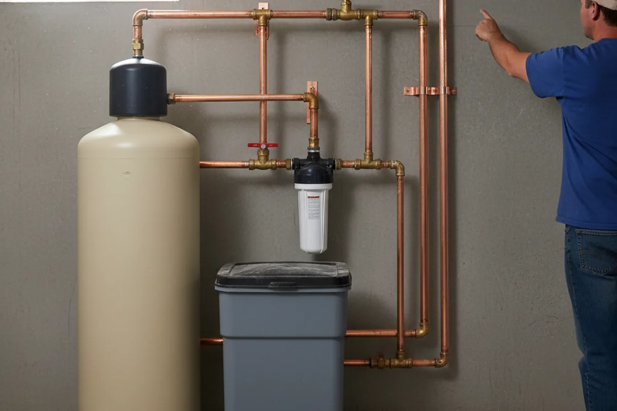 Whole-house water treatment system installed in Bridger